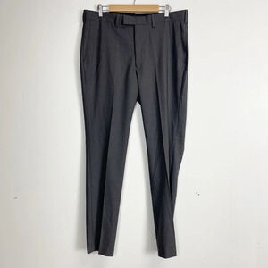 NEW Nordstrom Rack Pants Mens 36 x 34 Gray Dress Pant Trim Fit